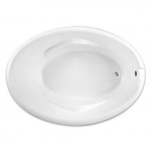 Hamilton Bathware HA001110-E-000-ALM - Drop-in AcrylX 59 x 41 x 22 Bath in Almond G4260OV