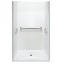 Hamilton Bathware HA001356-X2LBSR-000-SGR - Alcove AcrylX 37 x 47 x 77 Shower in Starlight Granite G4897IBS