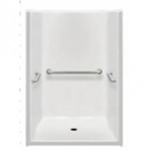 Hamilton Bathware HA001345-XBASE-000-VIG - Alcove AcrylX 37 x 48 x 78 Shower in Violet Granite G4836IBS