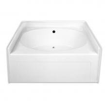 Hamilton Bathware HA001137-C-WP-WHG - Alcove AcrylX 60 x 42 x 28 Bath in White Granite GGTNSRS