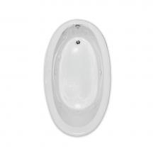 Hamilton Bathware HA001083-E-AIR-WHT - Drop-in Thermal Cast Acrylic 71 x 40 x 21 Bath in White RN 7040