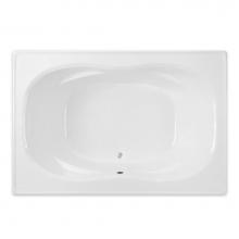 Hamilton Bathware HA001116-C-WP-WHG - Drop-in AcrylX 71 x 47 x 23 Bath in White Granite G4872TO
