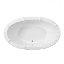 Hamilton Bathware HA001114-C-000-WHG - Drop-in AcrylX 72 x 42 x 22 Bath in White Granite G4272OV
