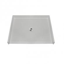 Hamilton Bathware HA001663-C-000-WHG - AcrylX Shower Base in White Granite MPB 4836 BF .875