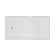 Hamilton Bathware HA001012-R-000-BIS - Thermal Cast Acrylic 60 x 32 x 7 Shower Base in Biscuit AB 6032 L/R
