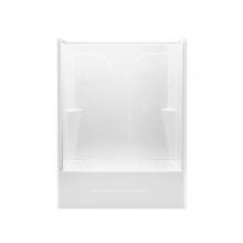 Hamilton Bathware HA001219-R-000-WHT - Alcove AcrylX 27 x 54 x 73 Tub Shower in White G5494TS2P