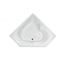 Hamilton Bathware HA001088-C-WP-WHT - Drop-in Thermal Cast Acrylic 59 x 59 x 20 Bath in White RN 6060