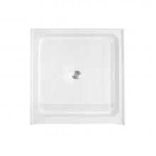 Hamilton Bathware HA001008-C-000-WHT - Thermal Cast Acrylic 36 x 36 x 7 Shower Base in White AB 3636