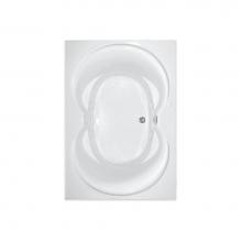 Hamilton Bathware HA001095-C-AIR-WHT - Drop-in Thermal Cast Acrylic 60 x 42 x 22 Bath in White RN RIO 6042