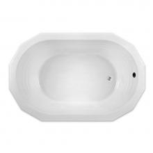 Hamilton Bathware HA001113-E-000-MXS - Drop-in AcrylX 63 x 41 x 20 Bath in Mexican Sand G4264TO