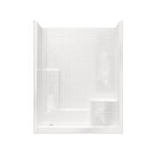 Hamilton Bathware HA001320-R-000-DGR - Alcove Thermal Cast Acrylic 36 x 60 x 77 Shower in Dune Granite CHM 6036 SH