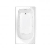 Hamilton Bathware HA001140-E-AIR-WHT - Drop-in Thermal Cast Acrylic 60 x 32 x 20 Bath in White RN 6032