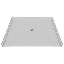 Hamilton Bathware HA001528-C-000-DGR - AcrylX 60 x 49 x 4 Shower Base in Dune Granite MPB 6048 BF .875