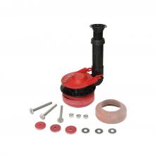 Korky Toilet Repair 5030BP - Korky® 3'' Adjustable Flush Valve Kit with Tank-to-Bowl Gasket and Hardware