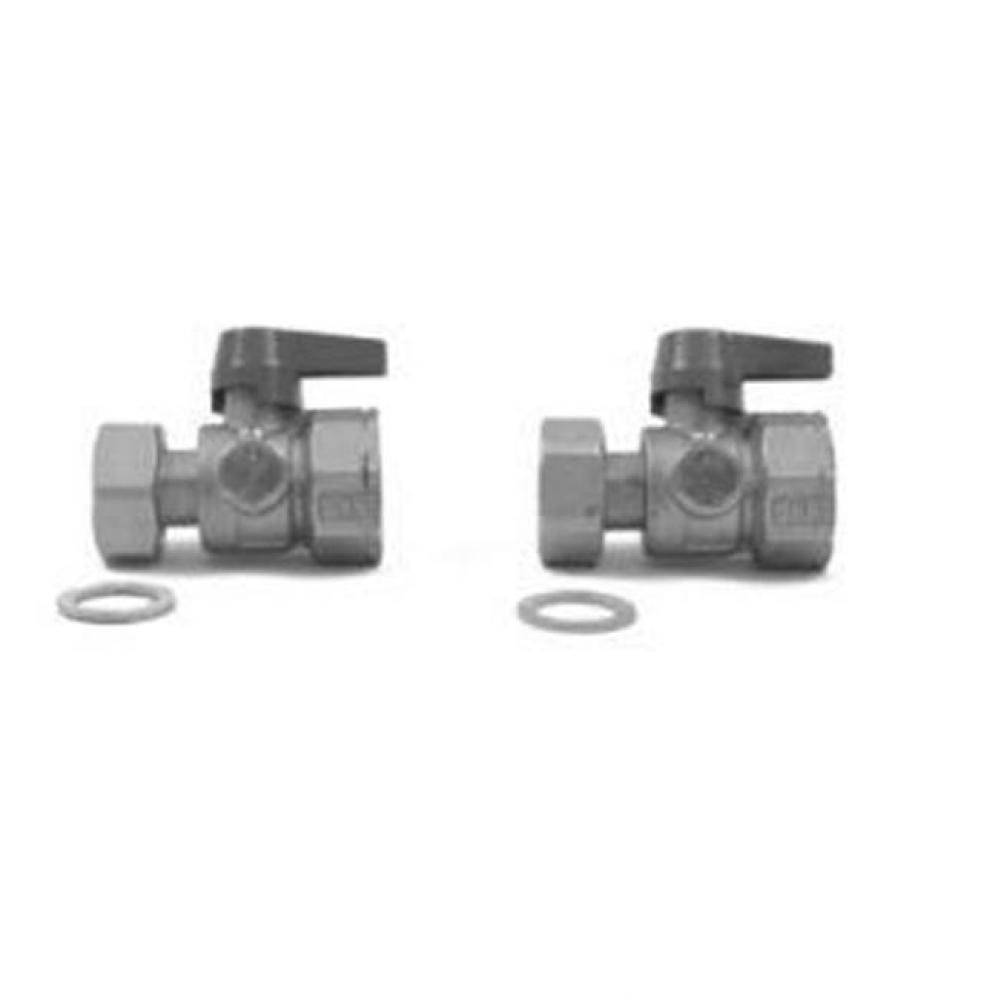 1 1/4&apos;&apos; Npt Isolation Valves Set With Gaskets, Nickel Plated