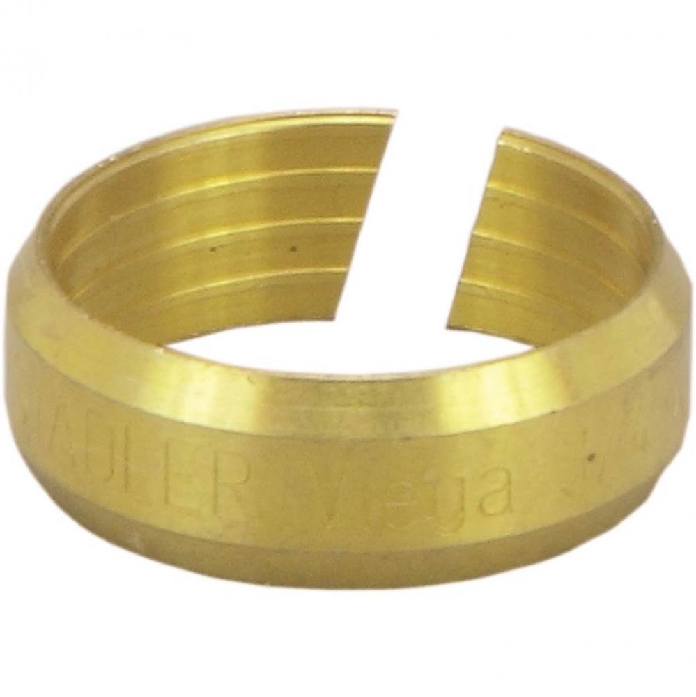 Compression Ring, Brass, D: 3/8