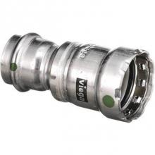 Viega 90465 - Megapress Transition Coupling, 316 Stainless Steel, P (Ips): 1/2; P (Cts): 1/2