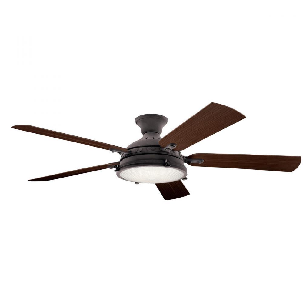 Hatteras Bay™ LED 3000K 60&#34; Fan Weathered Zinc