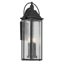 Kichler 49716BKT - Harbor Row 28.75" 4-Light Outdoor Wall Light with Clear Seeded Glass in Textured Black