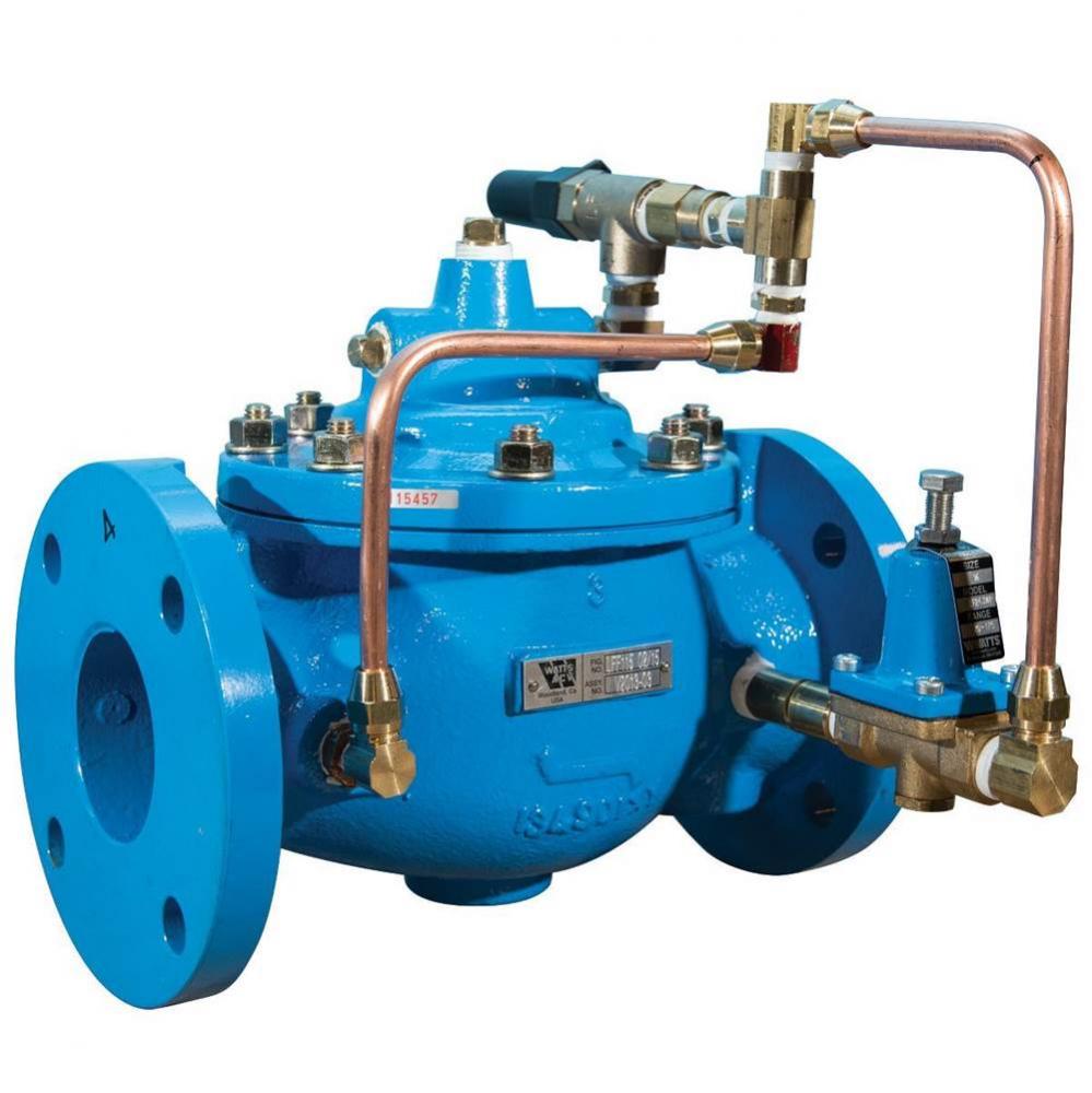 3 In Globe Class 150 Flanged Epoxy Coated Pressure Reducing Control Valve, Full Port, Adjustable C