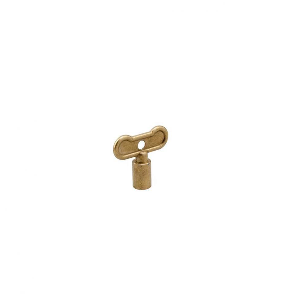 Wall Hydrant Key, Chrome Brass