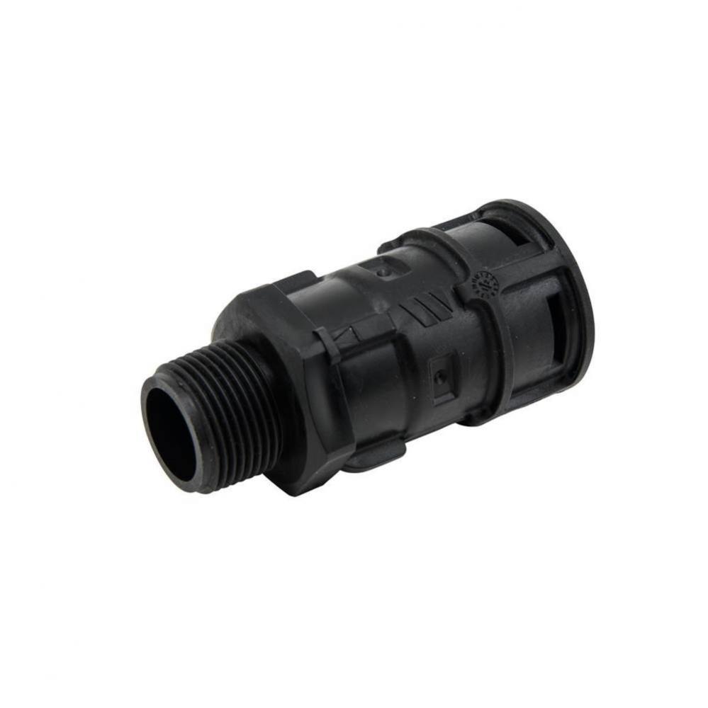 3/4 In Ips X 3/4 In Mpt Adapter With Rf Fusion Weld For Polyethylene Pipe