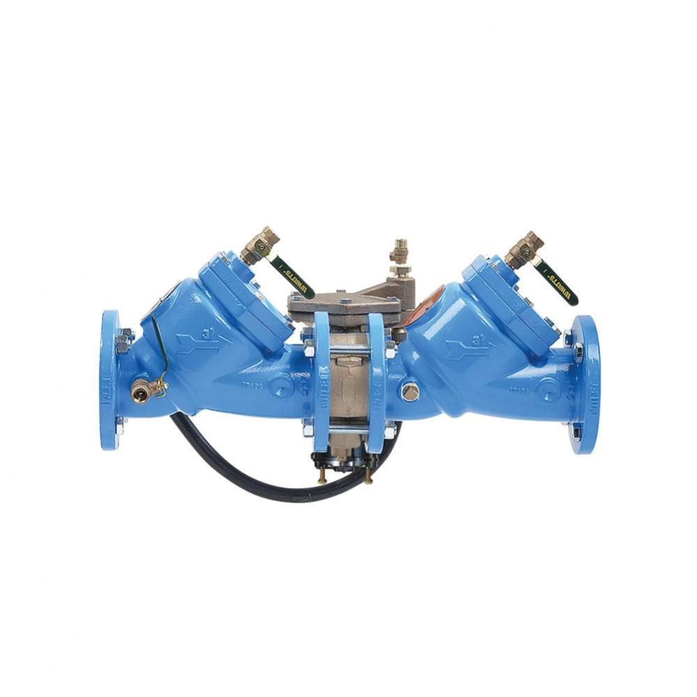 3 IN Lead Free Cast Iron Reduced Pressure Zone Backflow Preventer Assembly, No Shutoff Valves, Arm