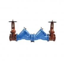 Watts 88009353 - 10 IN Cast Iron Reduced Pressure Zone Backflow Preventer Assembly, Domestic OSY Shutoff Valves, Ar