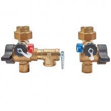 Watts 0120010 - 3/4 IN Lead Free Tankless Water Heater Valve Set with VersaFit Technology