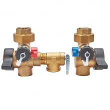 Watts 0120008 - 3/4 IN Lead Free Tankless Water Heater Valve Set with VersaFit Technology