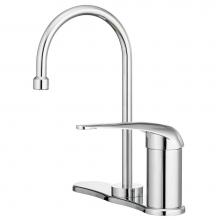 Watts 0205250 - Lavsafe (TM) Gooseneck Thermostatic Faucet With Deck Plate And 6 In Lever Handle