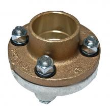 Watts 0005506 - 4 In Lead Free Dielectric Flanged with Iron Pipe Thread x Copper Solder Connection