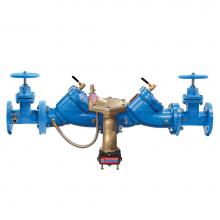 Watts 88009319 - 2 1/2 IN Cast Iron Reduced Pressure Zone Backflow Preventer Assembly, Domestic NRS Shutoff Valves,