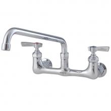 Watts 0239897 - 8 In Wall Mount Faucet With 12 In Swivel Spout