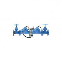 Watts 88009405 - 3 IN Cast Iron Reduced Pressure Zone Backflow Preventer Assembly, NRS Shutoff, Pre-Drilled Bolts,