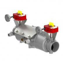 Watts M-3020 - 3 IN SS Double Check Valve Backflow Preventer Assembly, Magnum, Integral Butterfly Shutoff Valves,