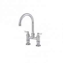 Watts 0239900 - Lead Free Economy 8 In Wall Mount Faucet With 14 In Swivel Spout