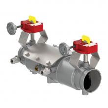 Watts M-8020 - 8 IN SS Double Check Valve Backflow Preventer Assembly, Magnum, Integral Butterfly Shutoff Valves,