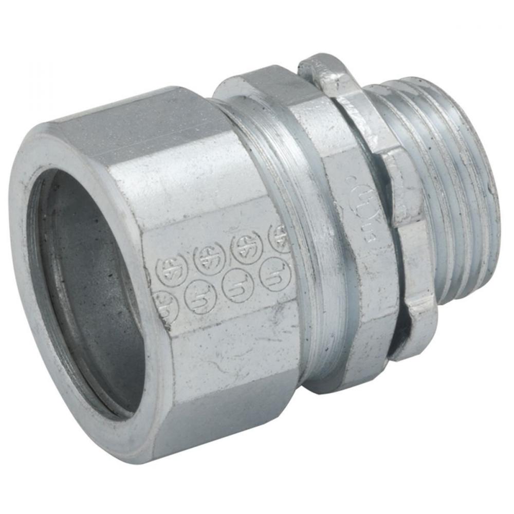 RGD/IMC COMPR CONNECTOR 3/4 IN STEEL