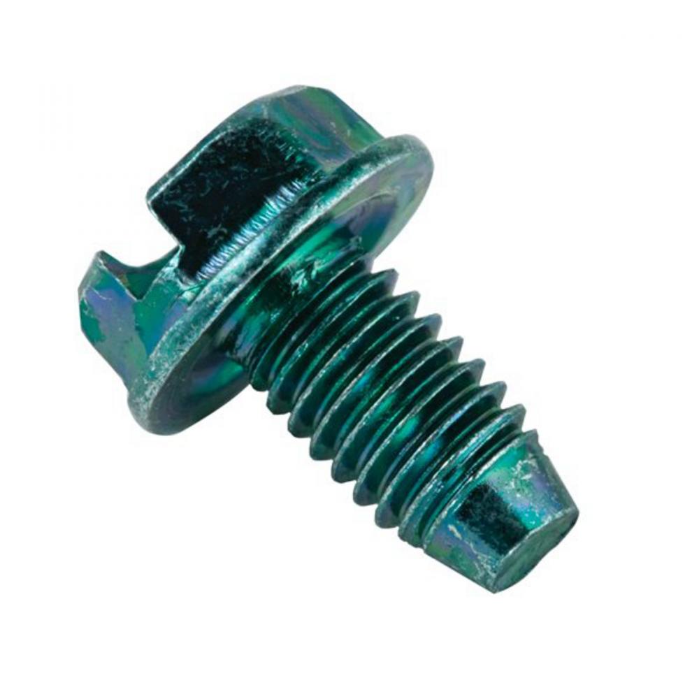 3/8 GREEN GROUND SCREW 10-32 SLOTTED