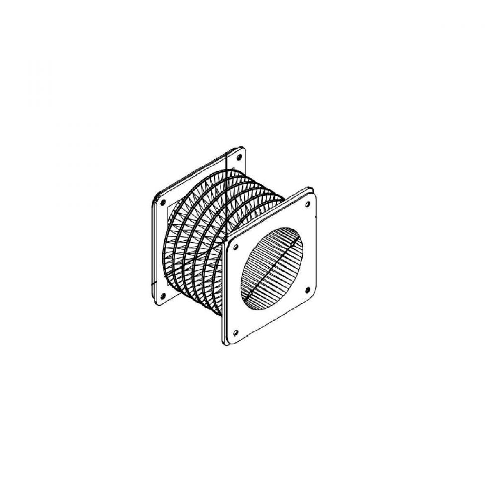 N12 FEED THRU FLEXIBLE FTG 2.5X2.5 CS-GR