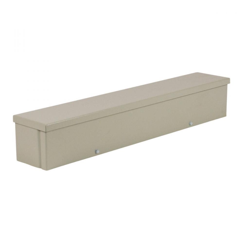 N3R GUTTER 6X6X48 CRBN STL -GRAY