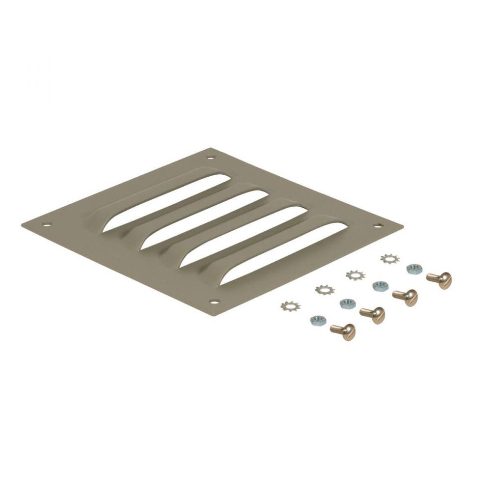 LOUVER PLATE KIT 5.6X5.5 CRBN STL-GRY