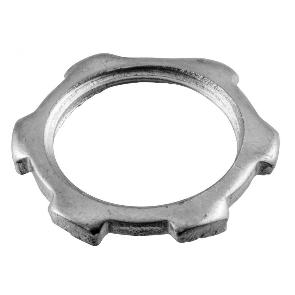 LOCKNUT, ZINC-PLATED, 1&#34;, 50 PACK