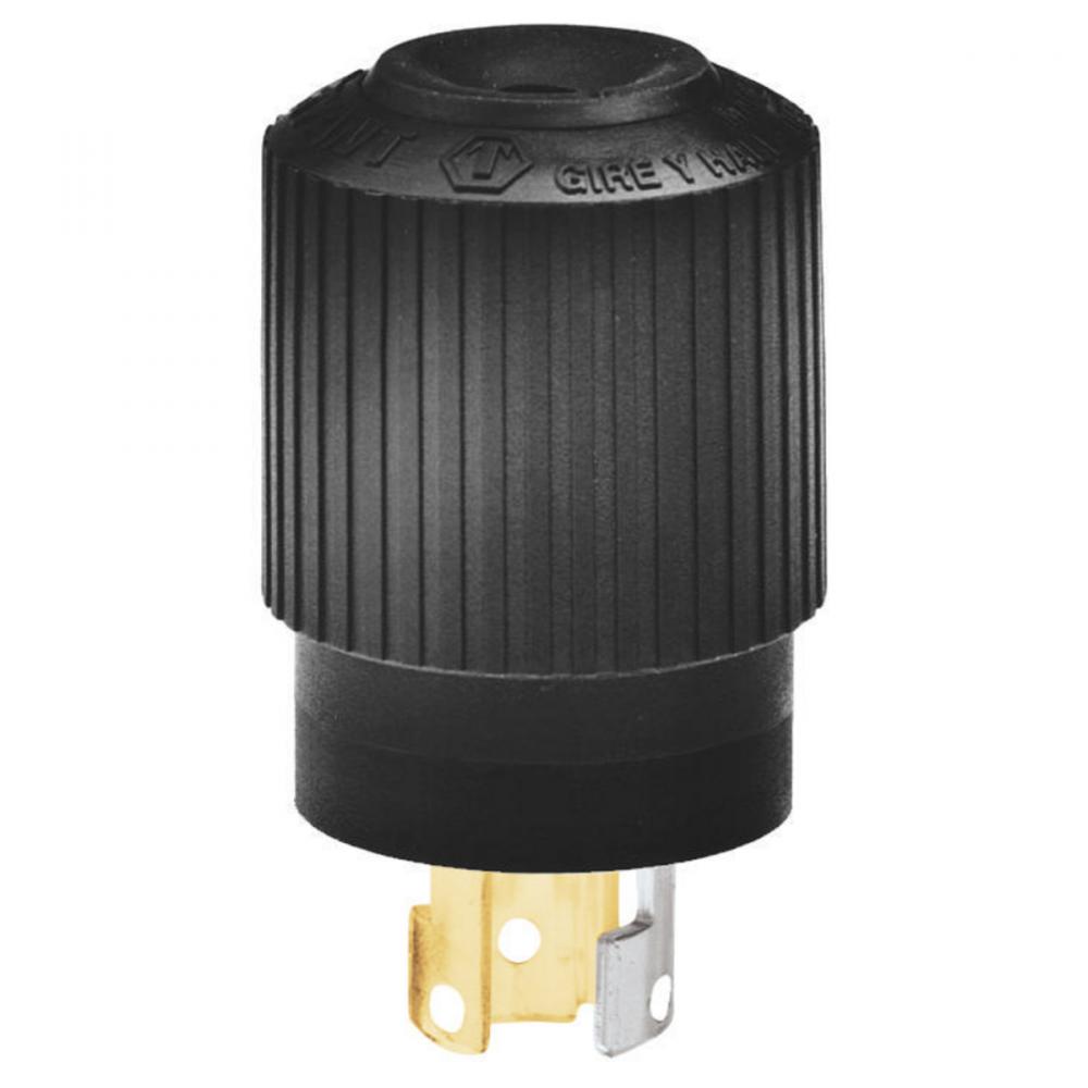 LKG PLUG, 15A 125V, L5-15P, BK