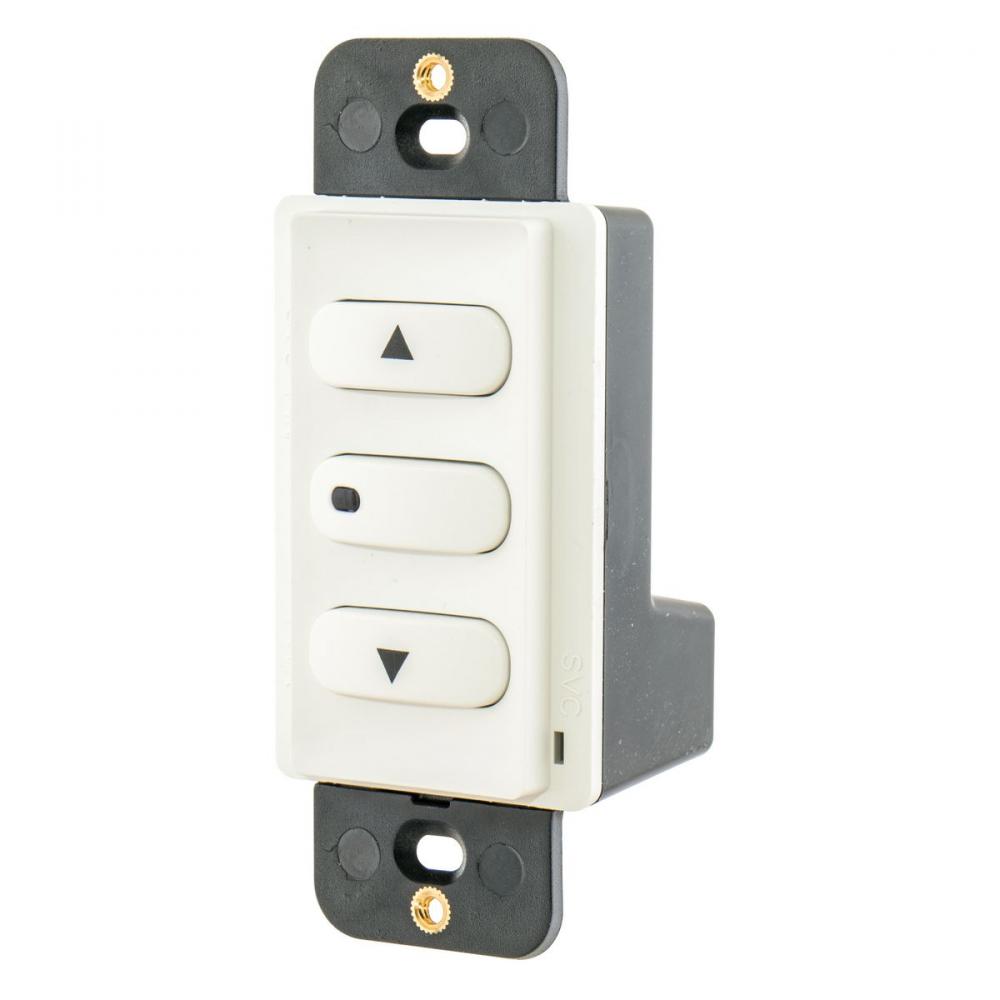 LV LATCHING, 0-10V DIMMING SWITCH, WH