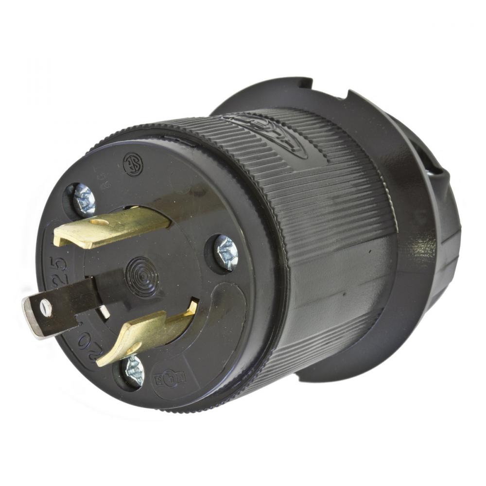 LKG.PLUG, 20A/125V, L5-20P, W/INSERTS