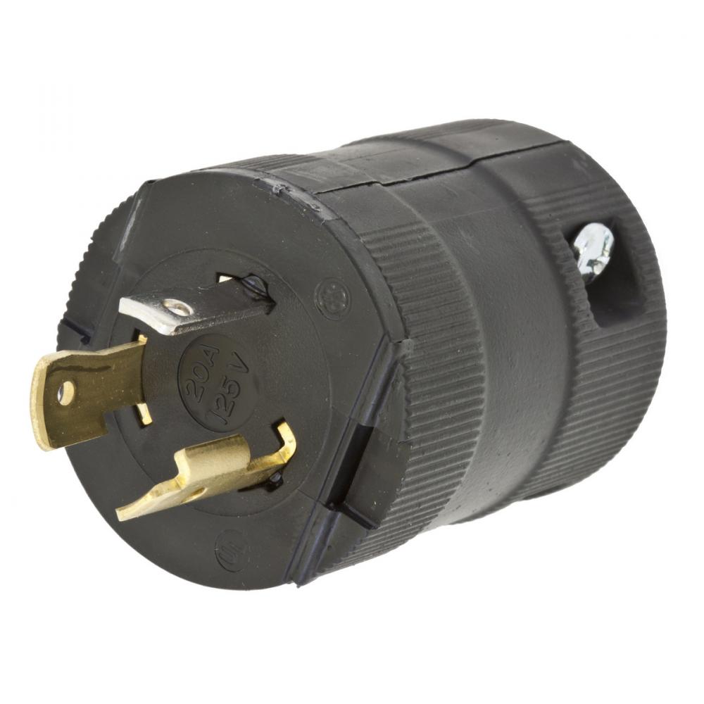 LKG VAL PLUG, 20A 125V, L5-20P, BK