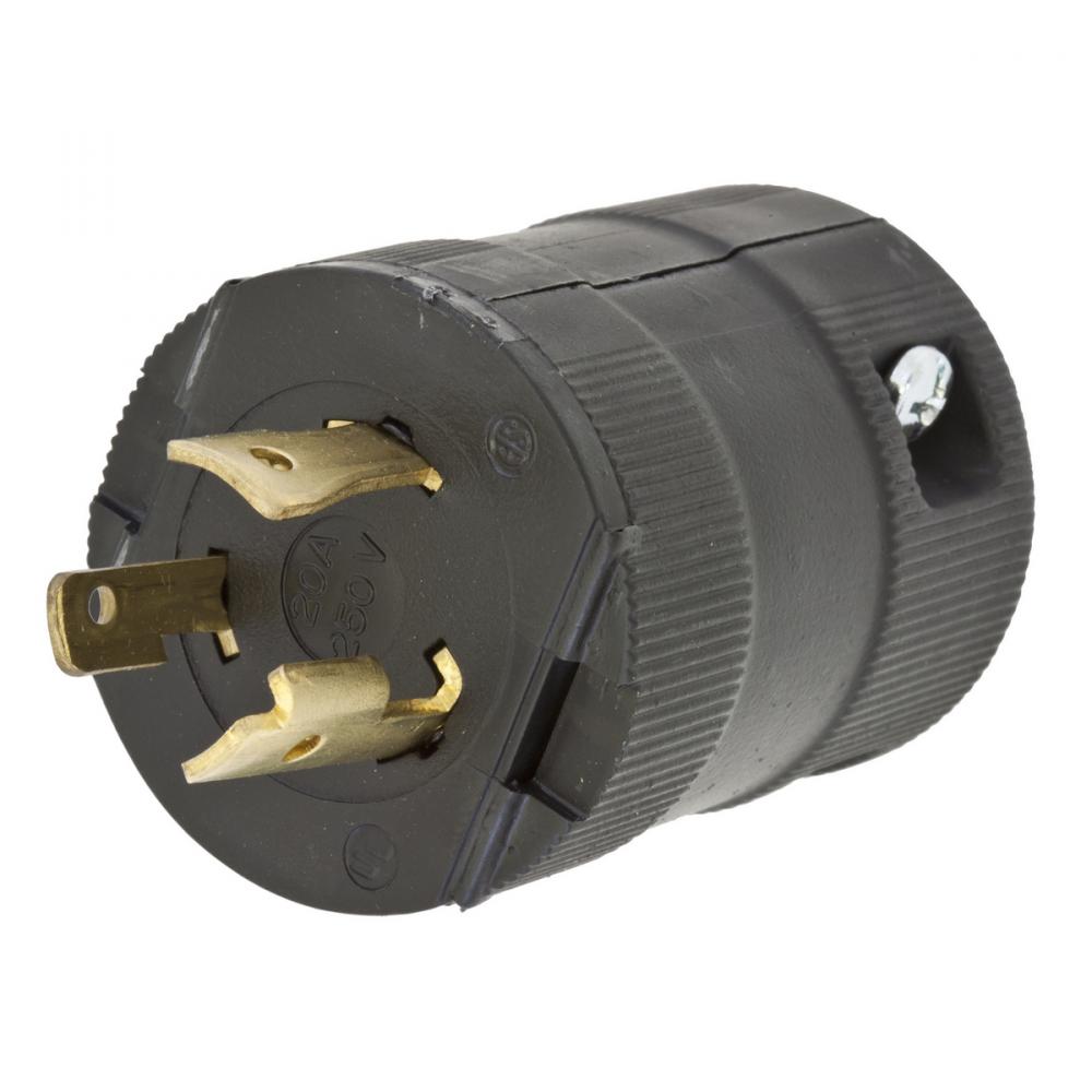 LKG VAL PLUG, 20A 250V, L6-20P, BK