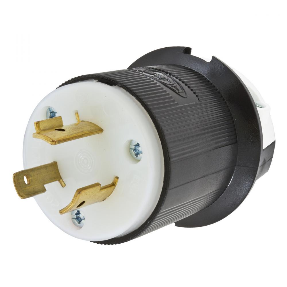 LKG PLUG, 20A 480V, L8-20P, B/W